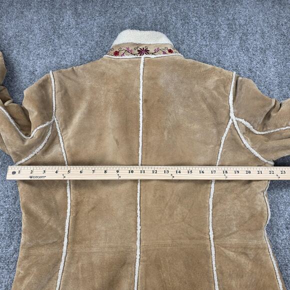 St Johns Bay Jacket Womens Large Embroidered Floral VTG 90s Phoebe Friends Boho - Picture 5 of 16